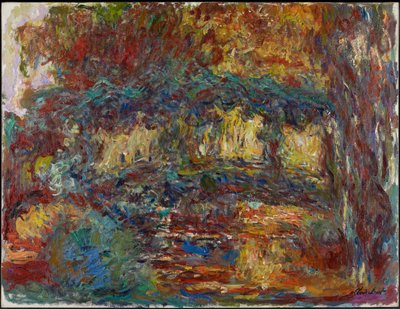 A ponte japonesa, c.1923-25 de Claude Monet